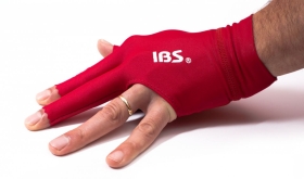 Billard Handschuh IBS Pro Rot